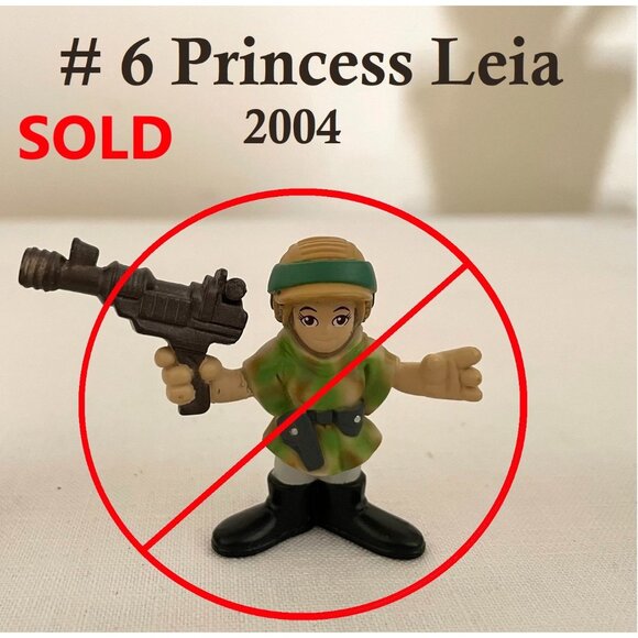 Star Wars Galactic Heroes MIni Figures Princess Leia 2007 - Picture 7 of 8